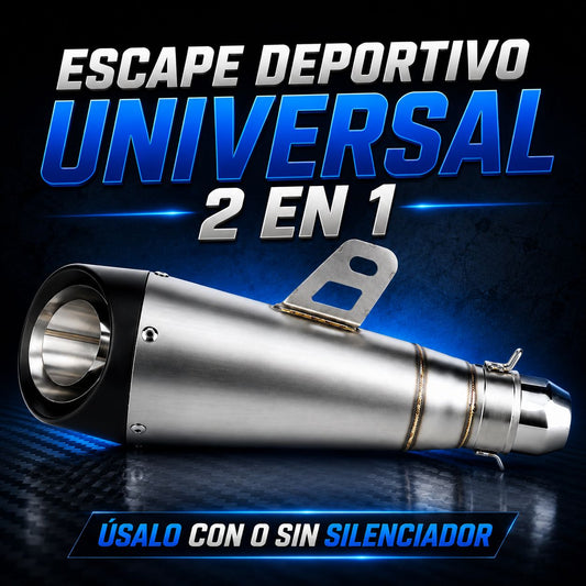 SILENCIADOR DE ESCAPE UNIVERSAL