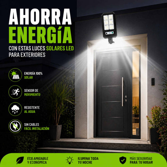 Luz de seguridad con energía solar