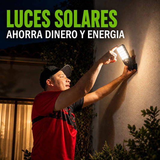Luz de seguridad con energía solar