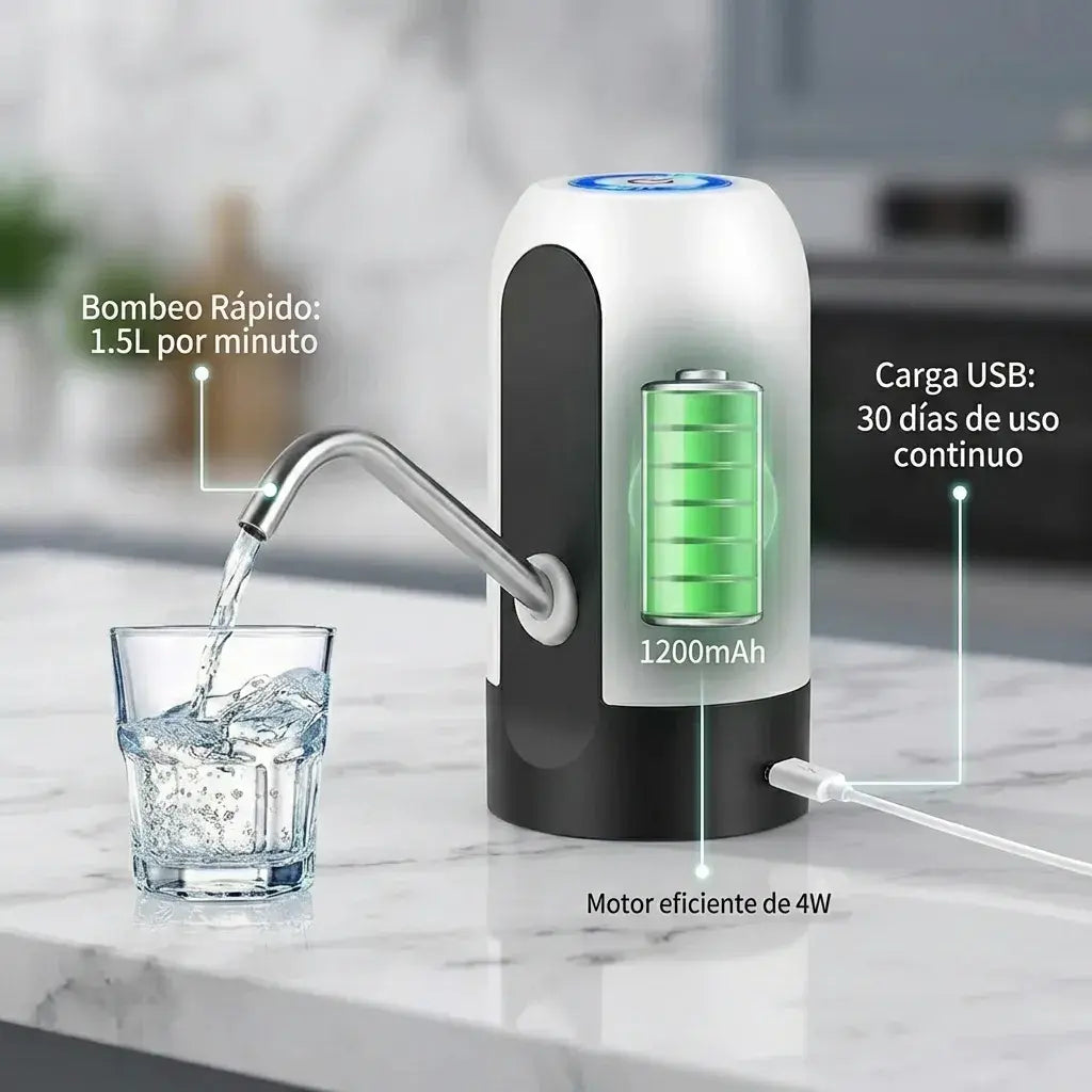 Bomba dispensadora de agua automática